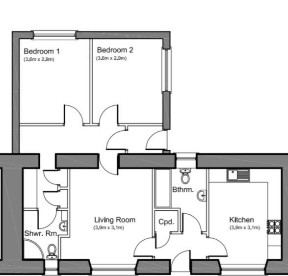 5 Riverside Place Thurso. 2 Bed, 2 Bathrooms. Экстерьер фото